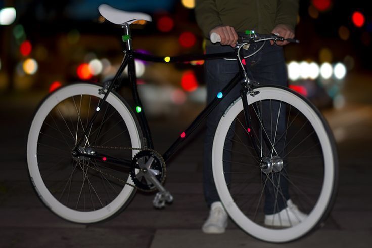 Bookman Red Sticky Bicycle Frame Reflectors