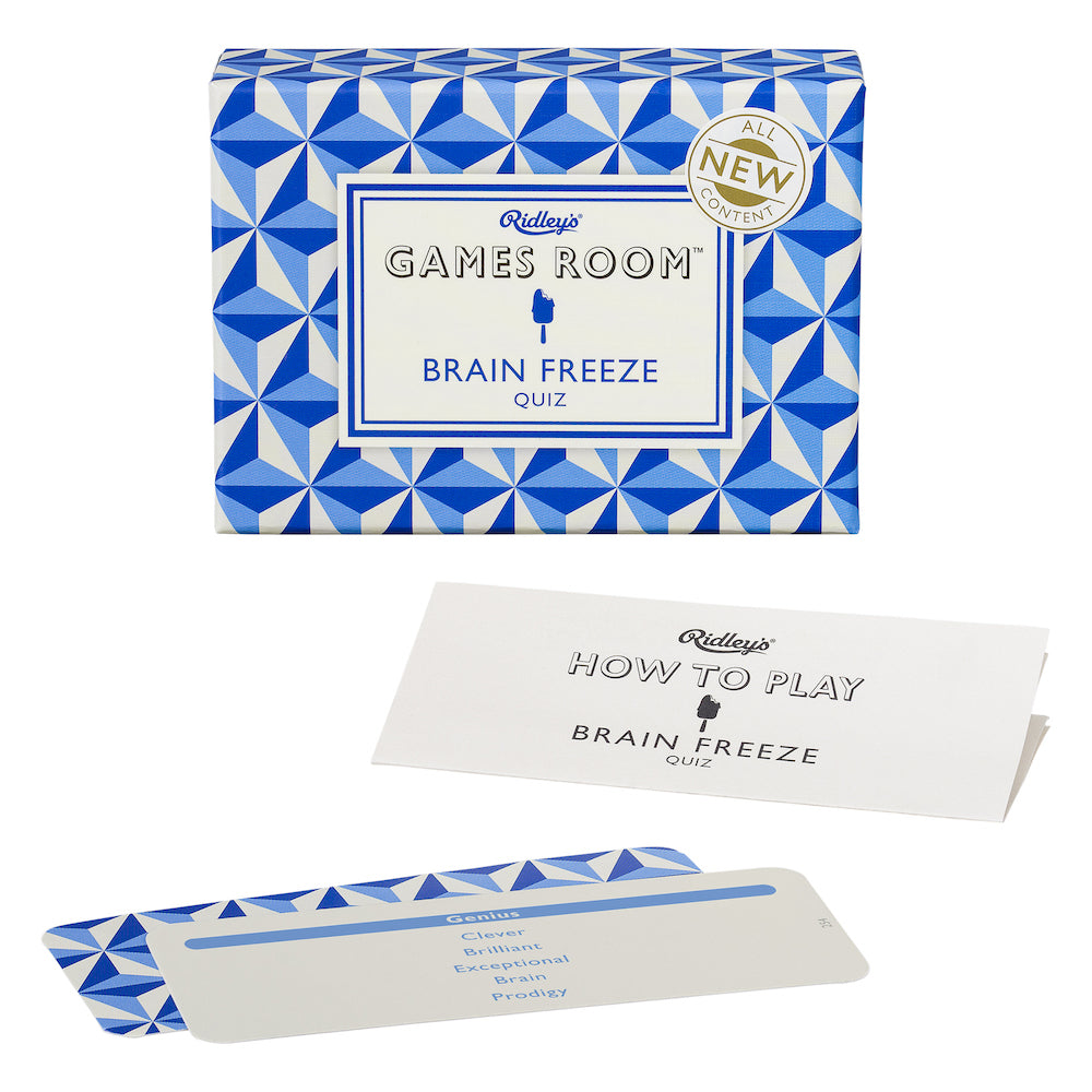 Games Room Brain Freeze Quiz