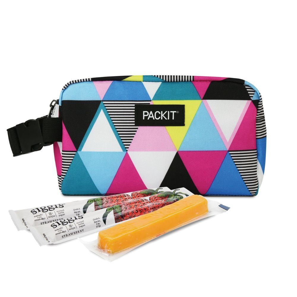 PACKIT Freezable Snack Box - Triangle Stripes