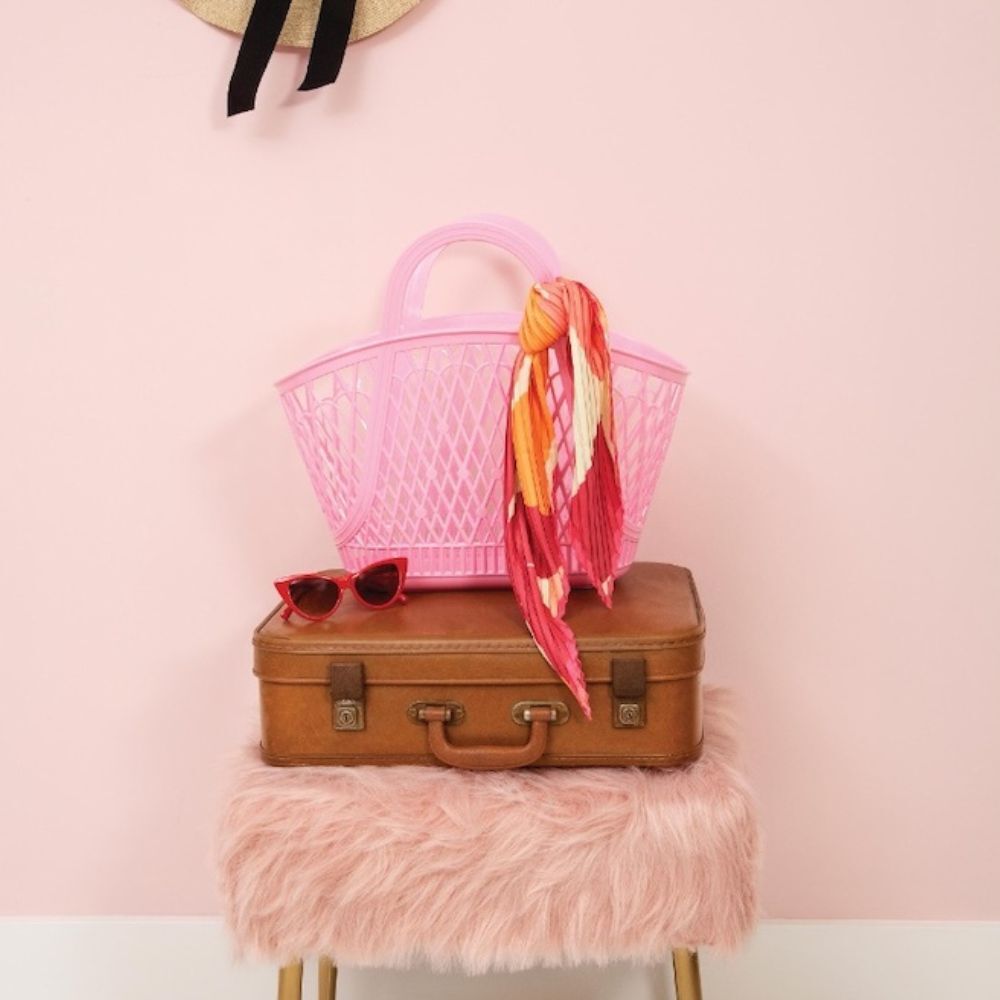 Sun Jellies Betty Basket Bubblegum Pink