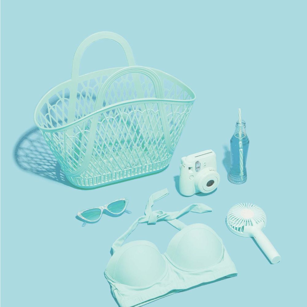 Sun Jellies Betty Basket Mint