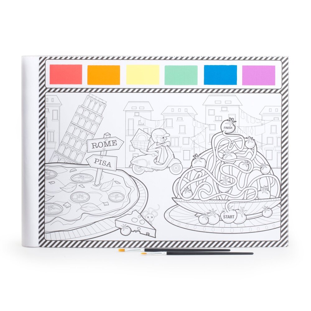 Kikkerland Paint Your Own Placemats