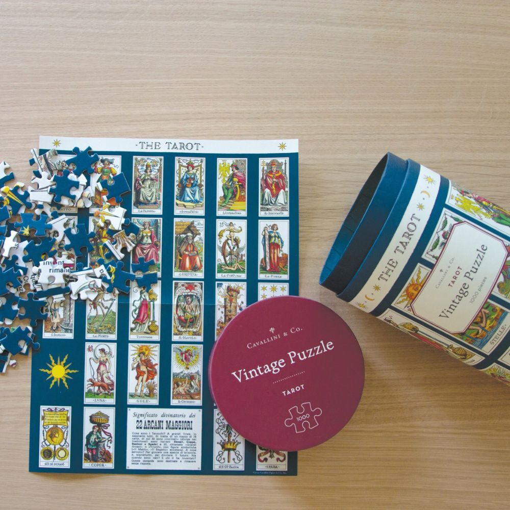 Cavallini Vintage Puzzle Tarot 1000 Piece