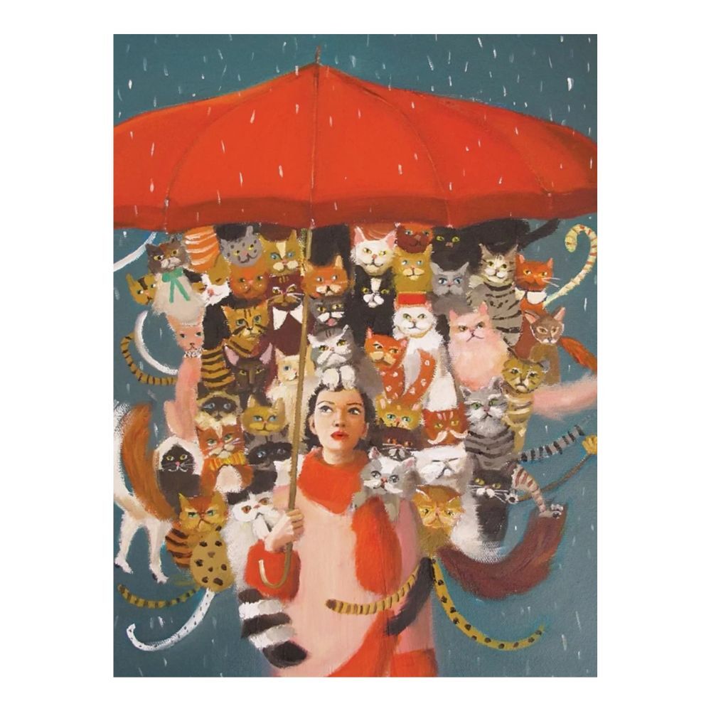 New York Puzzle Company 1000 Pc Puzzle - The Cat Countess