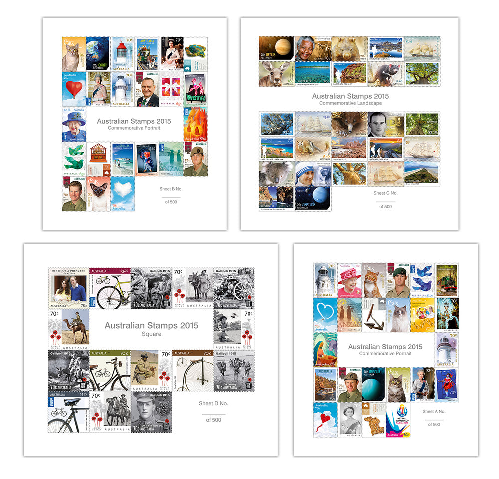 Australian Stamp 2015 Multisheets Collection
