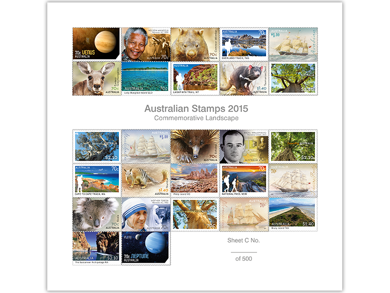 Australian Stamp 2015 Multisheets Collection