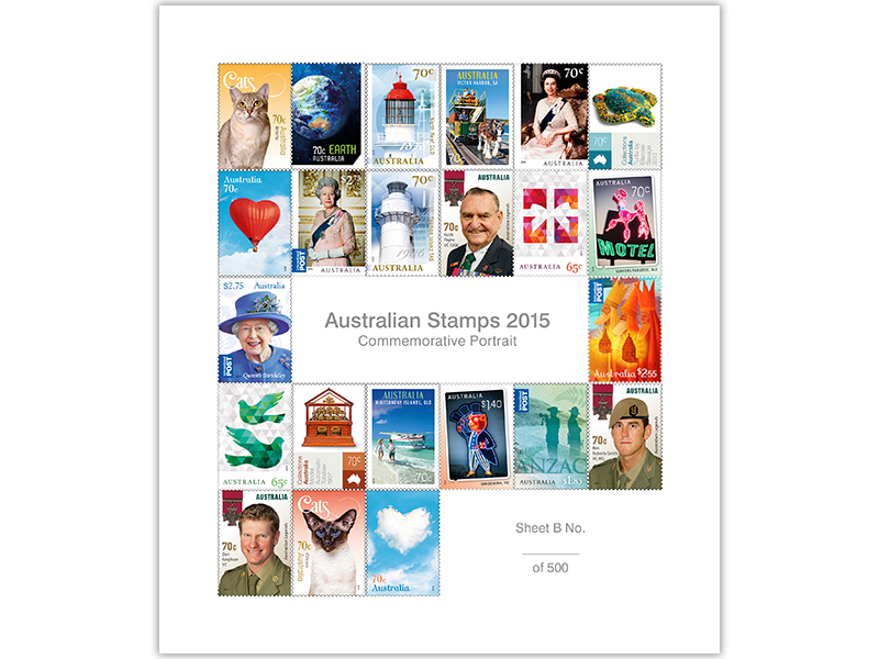 Australian Stamp 2015 Multisheets Collection