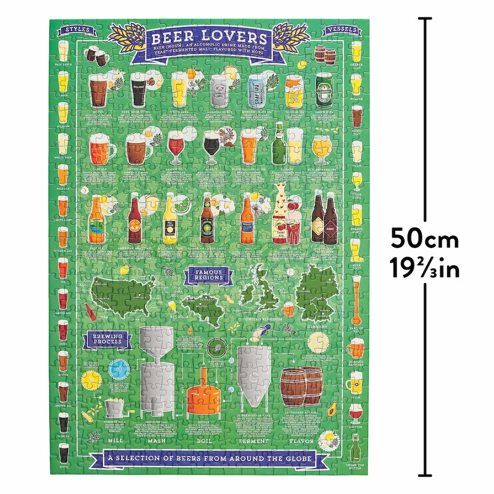 Ridley's Beer Lover's 500 Piece Jigsaw Puzzle