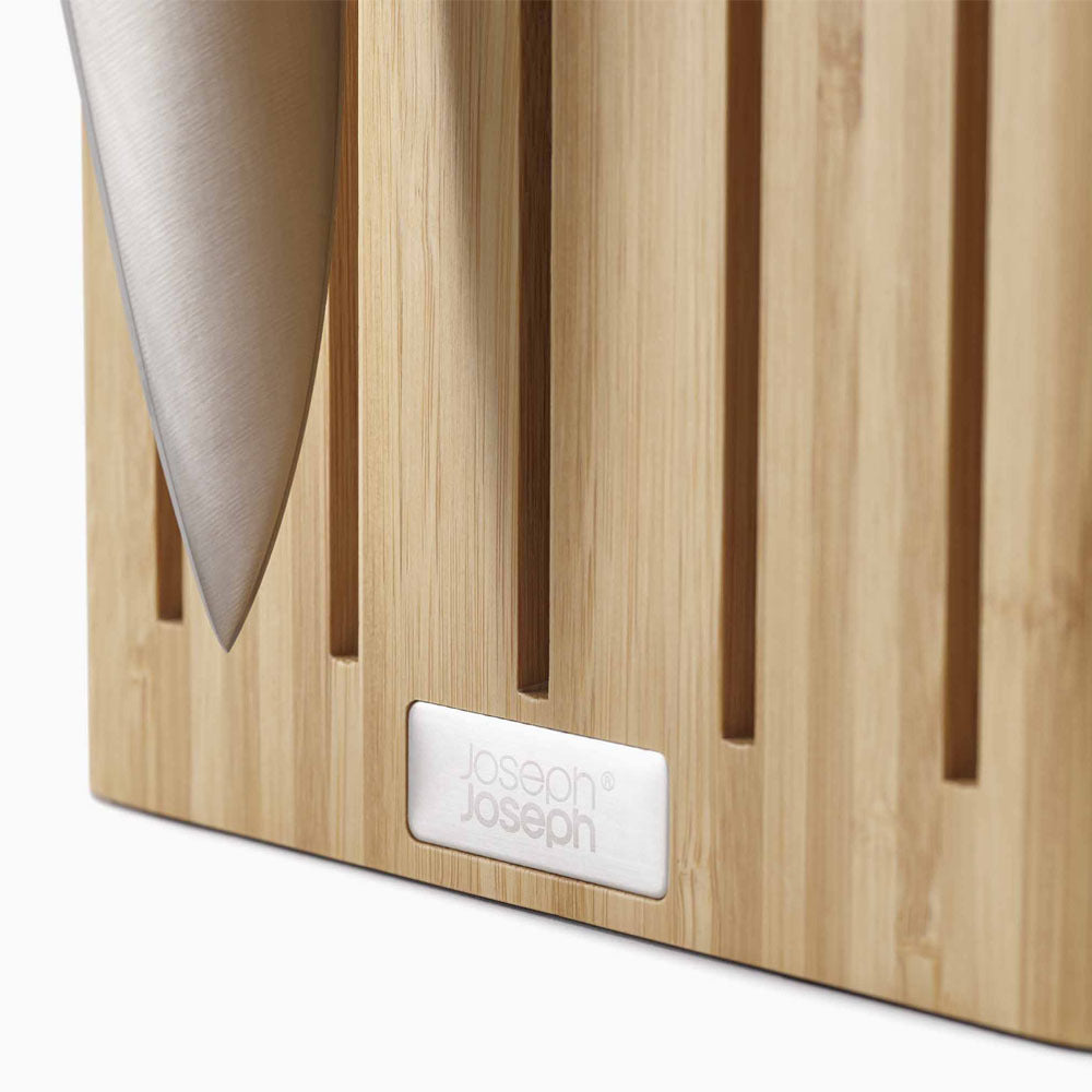 Joseph Joseph Steel Knives Set with Bamboo Block
