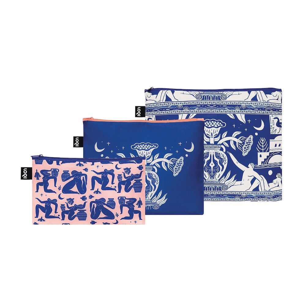 LOQI Mark Conlan Recycled Zip Pockets 3pcs Set