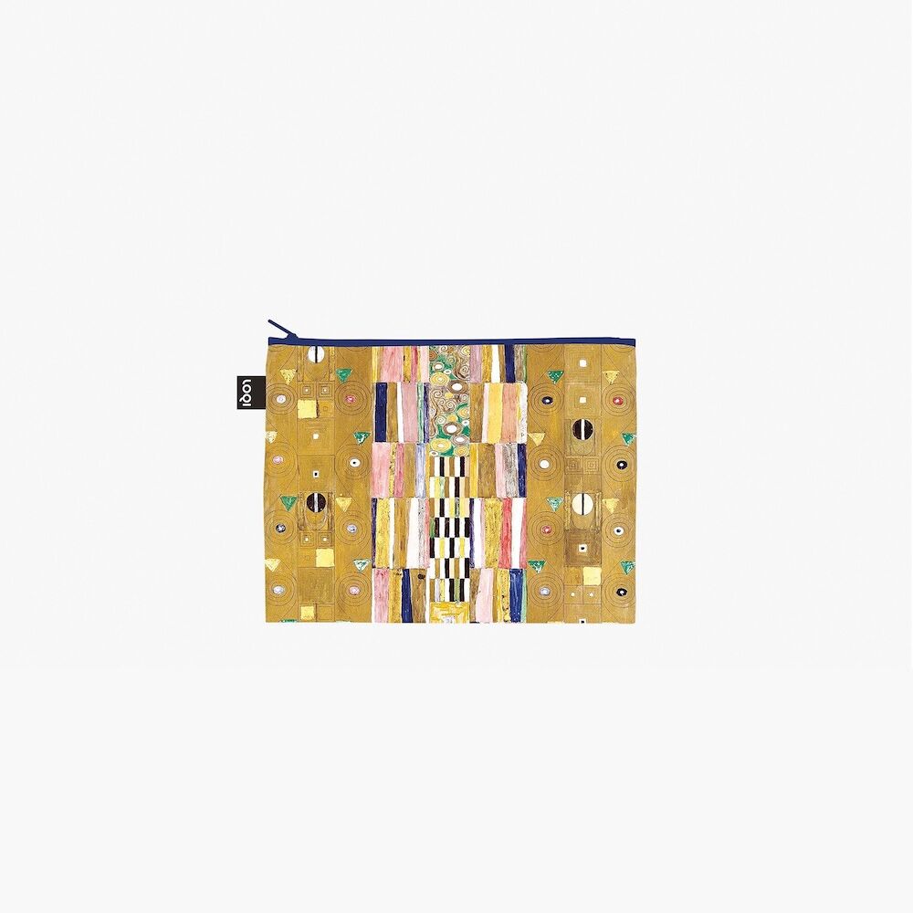 LOQI Gustav Klimt Recycled Zip Pockets 3pcs Set