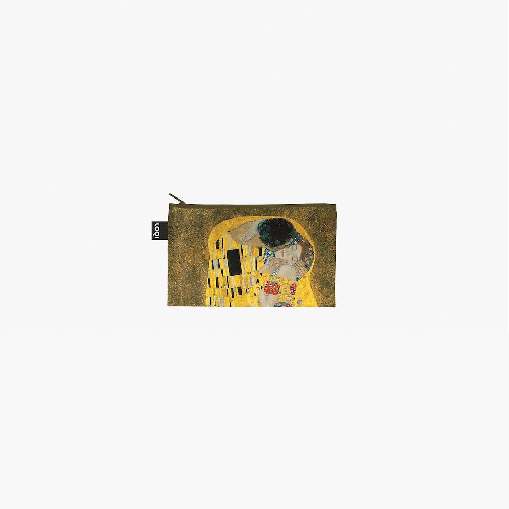 LOQI Gustav Klimt Recycled Zip Pockets 3pcs Set