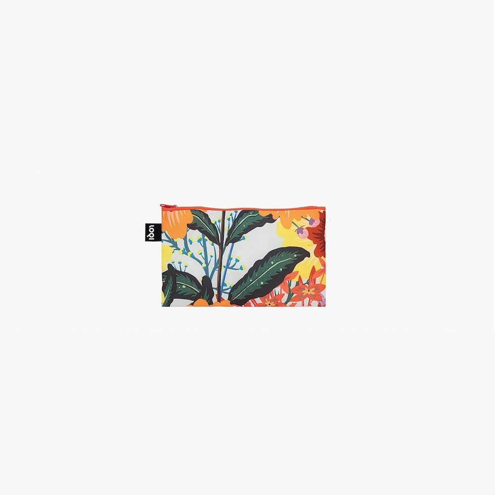 LOQI Pomme Chan Thai Floral & Wild Forest Recycled Zip Pockets 3pcs Set