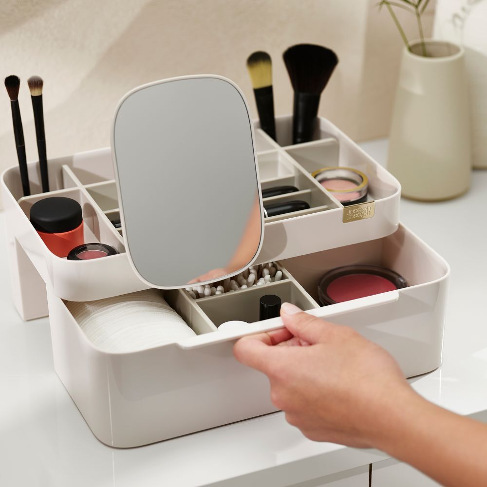 Joseph Joseph Viva Large Cosmetic Organiser with Removable Mirror