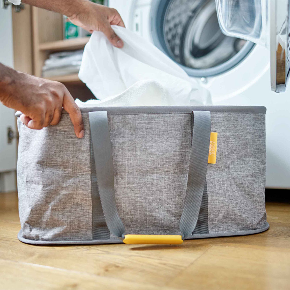 Joseph Joseph Hold-All Grey Collapsible 35L Laundry Basket