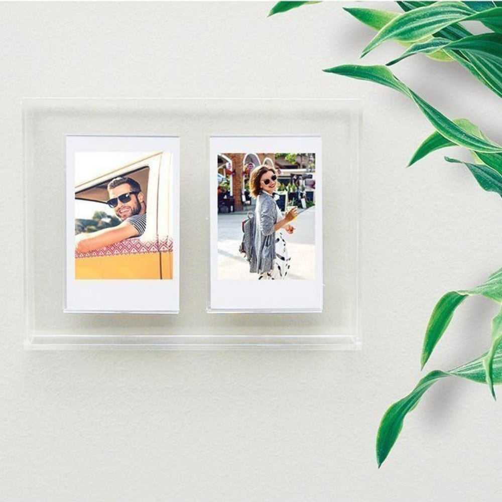 IS Gift Floating Instax Polaroid Twin Frame