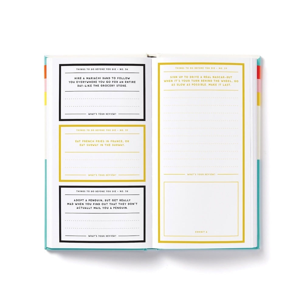 Brass Monkey A Million Things Before You Die Prompted Journal
