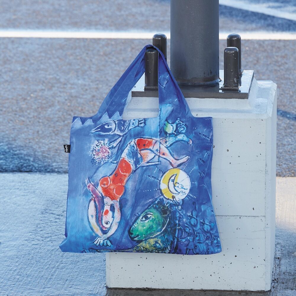 LOQI Marc Chagall The Blue Circus Recycled Shopper Bag