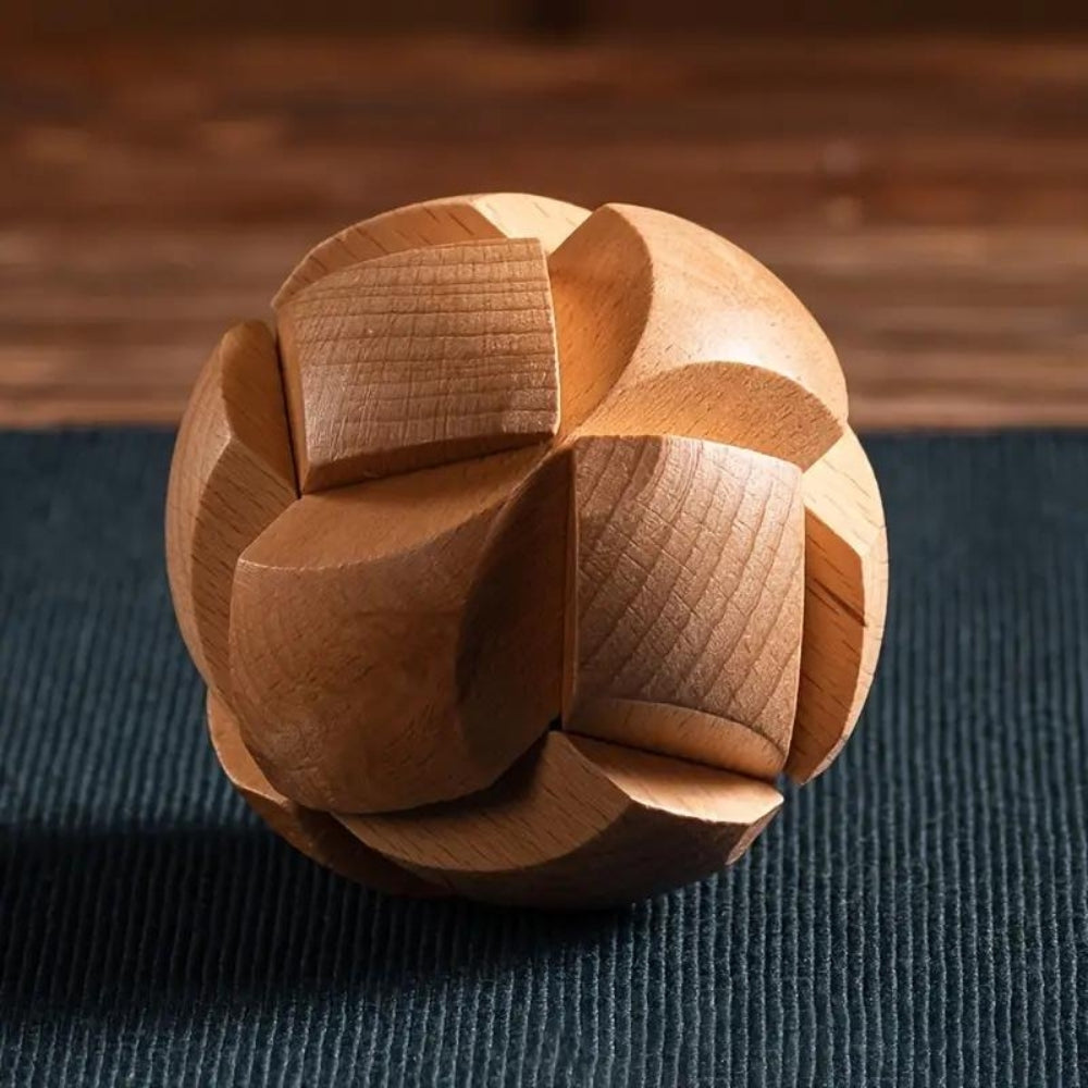 Brain Teaser Wooden Puzzles (Set of 3)