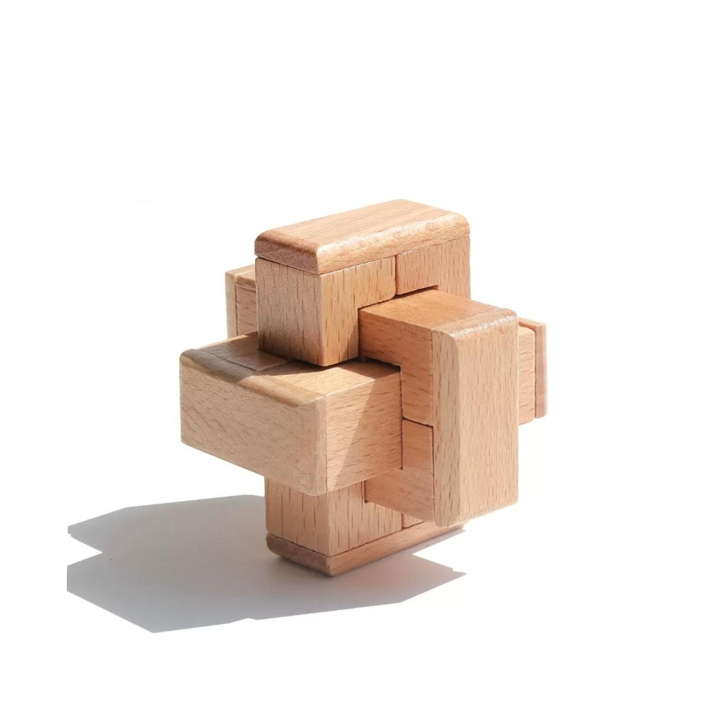 Brain Teaser Wooden Puzzles (Set of 3)