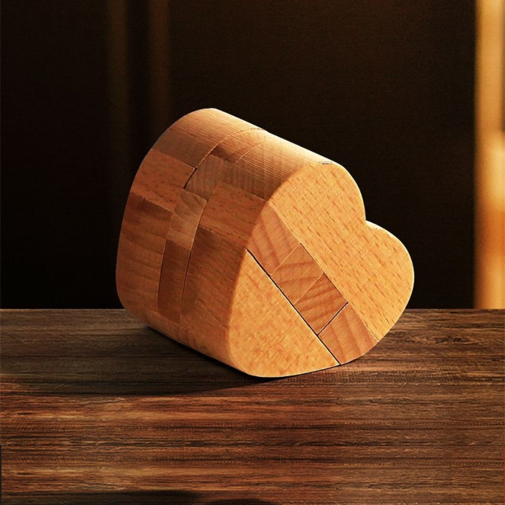Brain Teaser Wooden Puzzles (Set of 3)