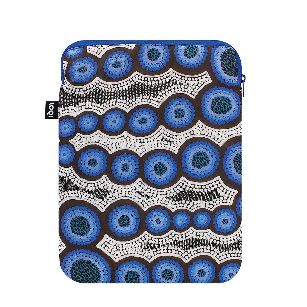 LOQI Water Dreaming Warlu Recycled Laptop Sleeve