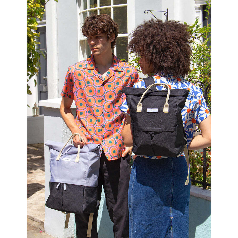 Kind Bag Backpack Large Cool Grey & Black