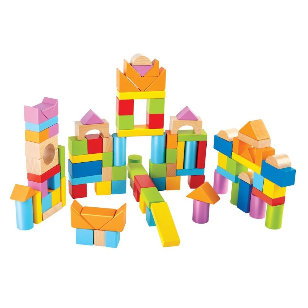 Hape Wonderful Beech Wooden Blocks 101pc