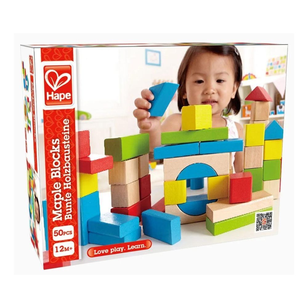 Hape Maple Wood Blocks 50pc