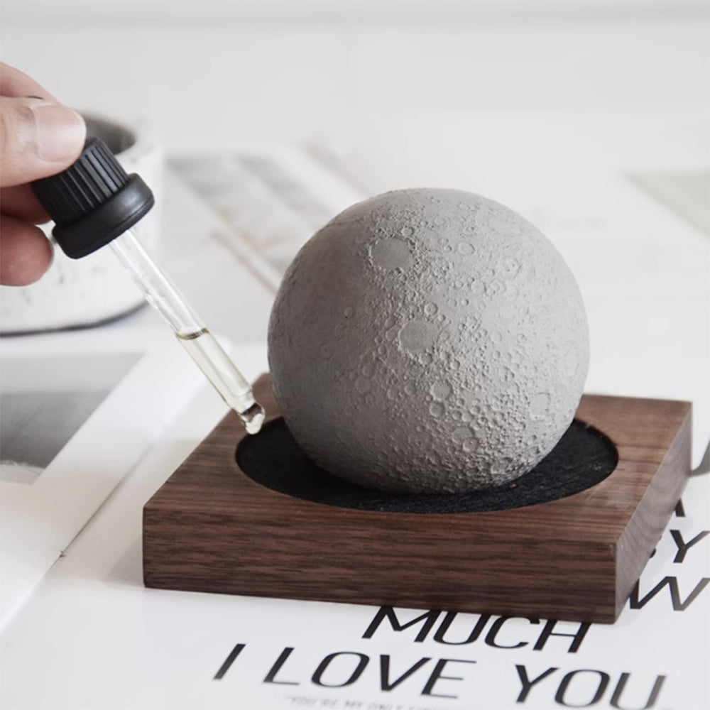 Tsuki Lunar Moon Essential Oil Cement Diffuser Stone