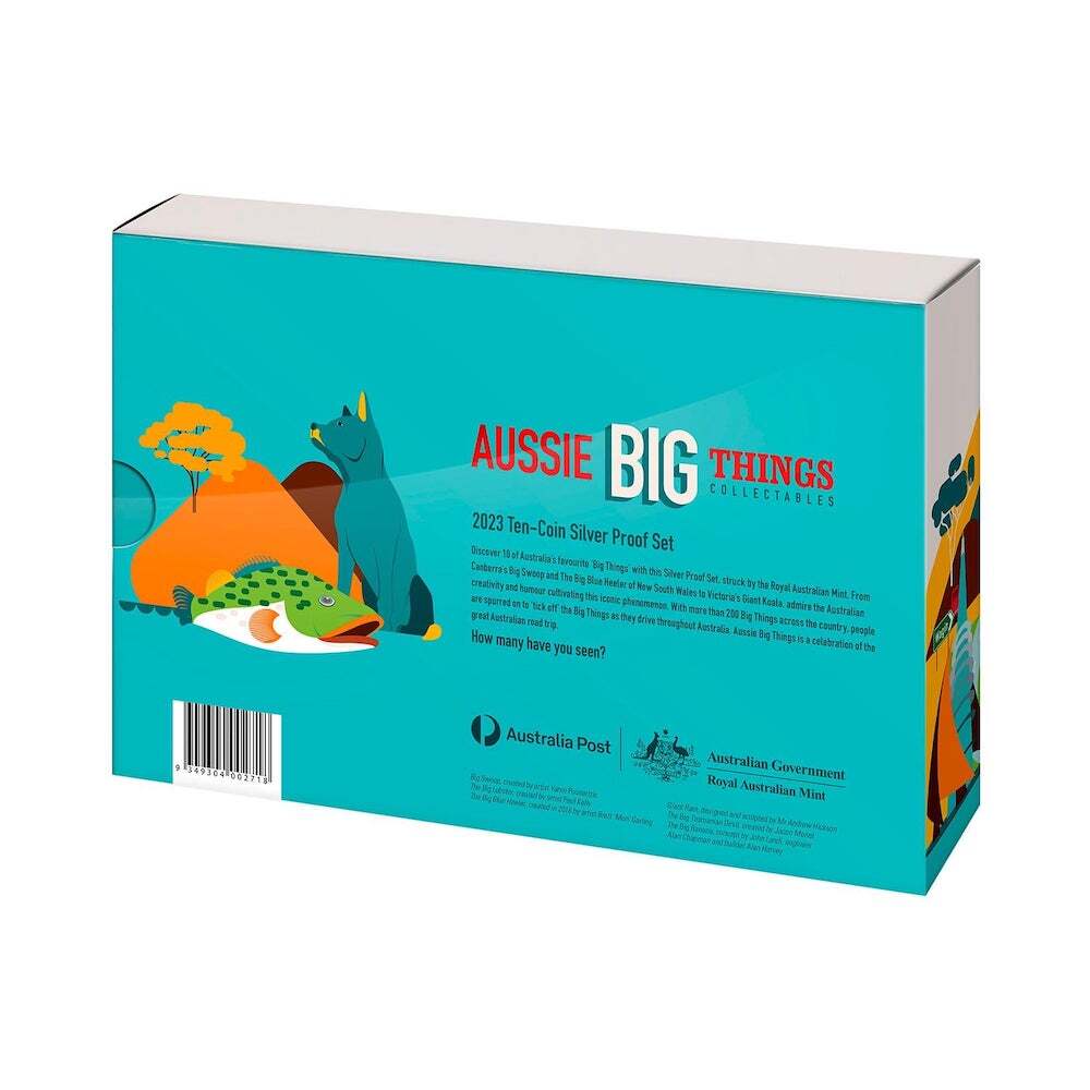 2023 Aussie Big Things 10-Coin Silver Proof Collection