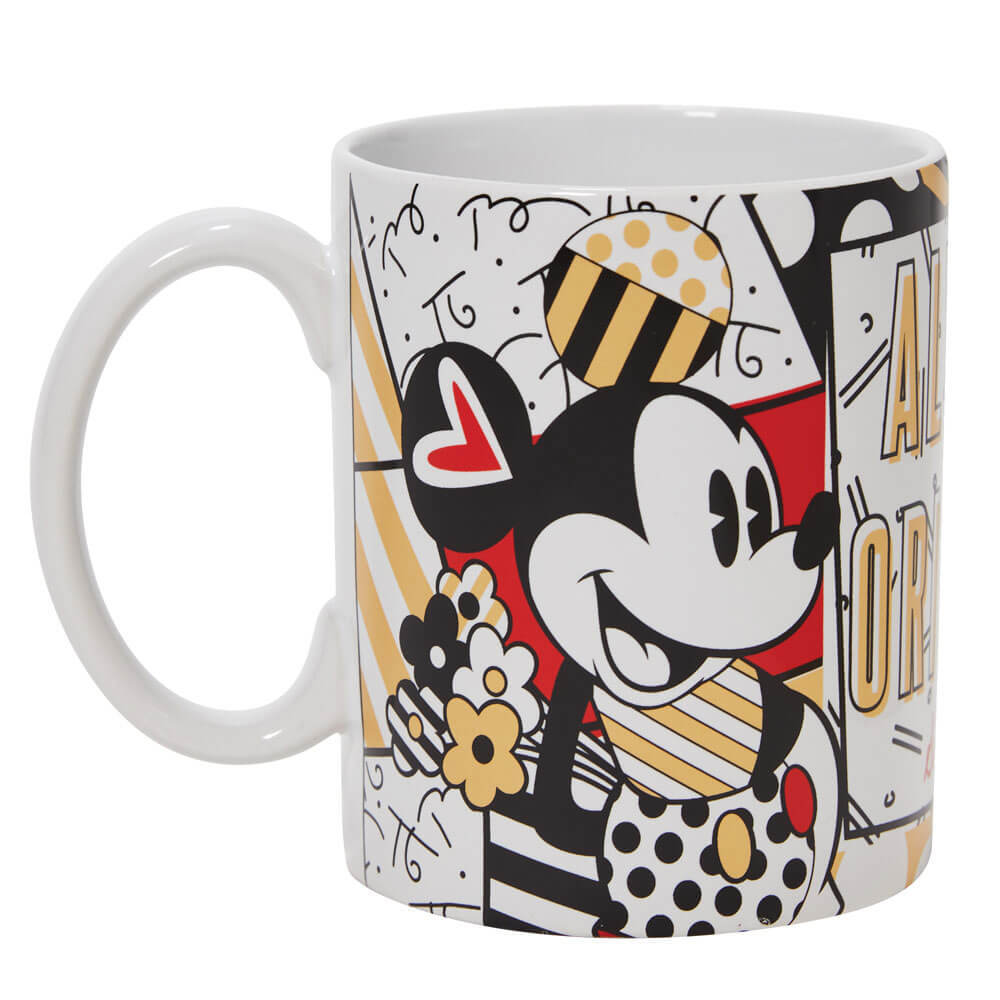 Disney Britto Midas Mickey & Minnie Mouse Mug