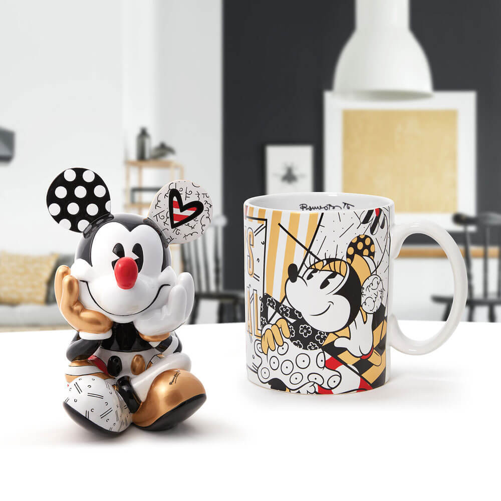 Disney Britto Midas Mickey & Minnie Mouse Mug