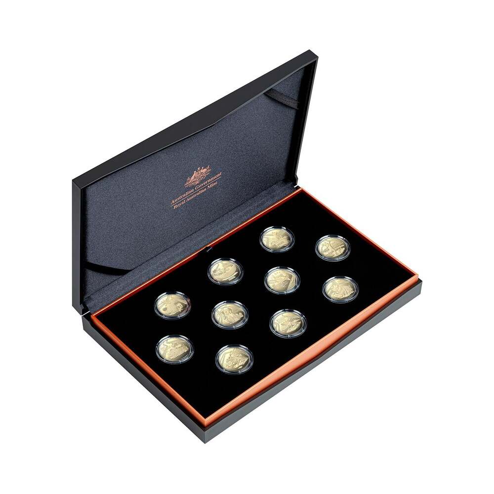 2023 Aussie BIG Things ALBr Proof 10-coin Collection