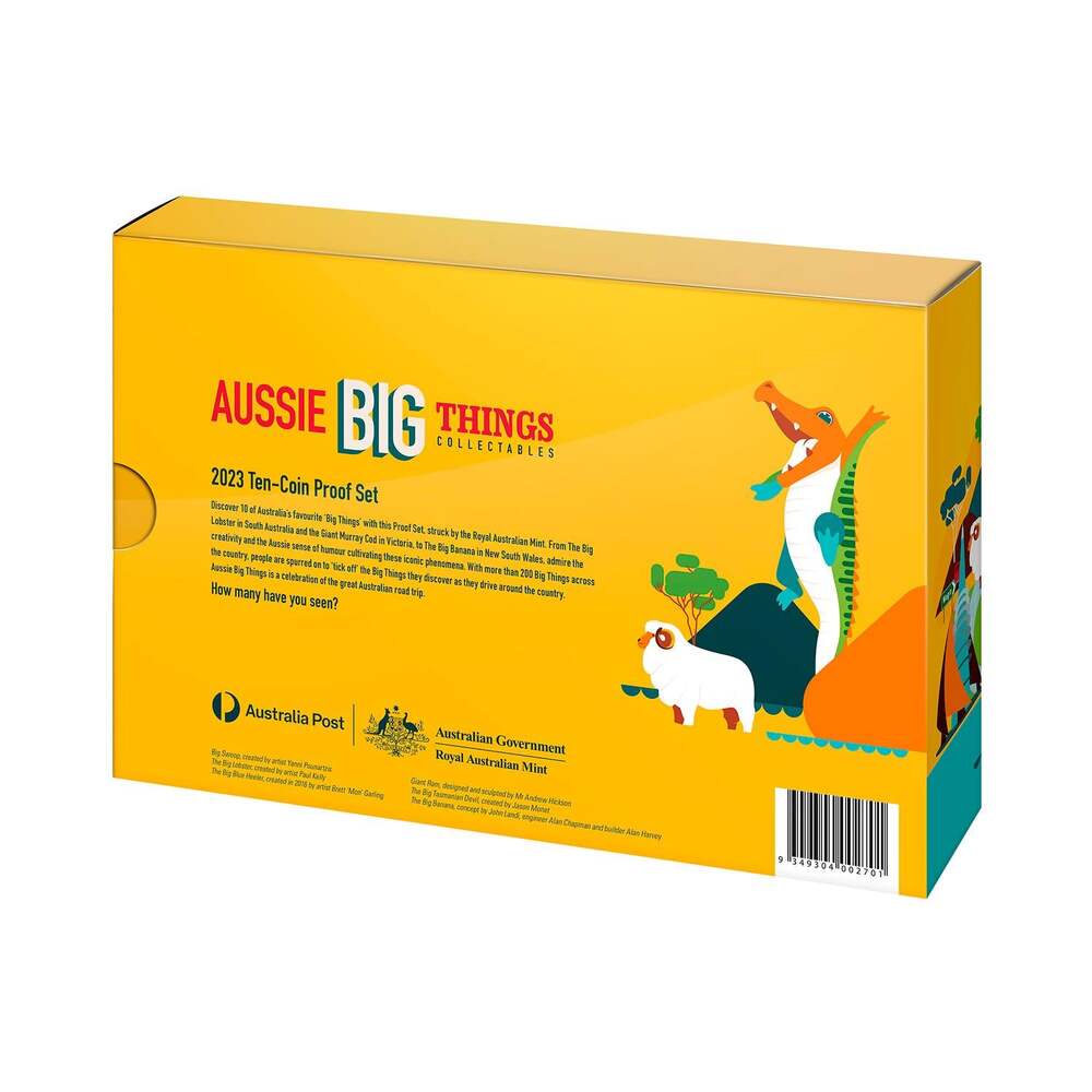 2023 Aussie BIG Things ALBr Proof 10-coin Collection
