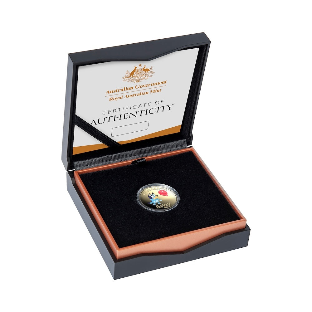 2024 $1 Bluey AlBr Coloured Proof Coin