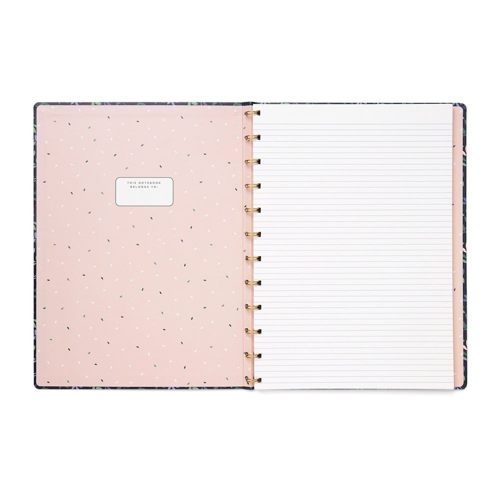 Filofax Garden Refillable Notebook A4 - Dusk