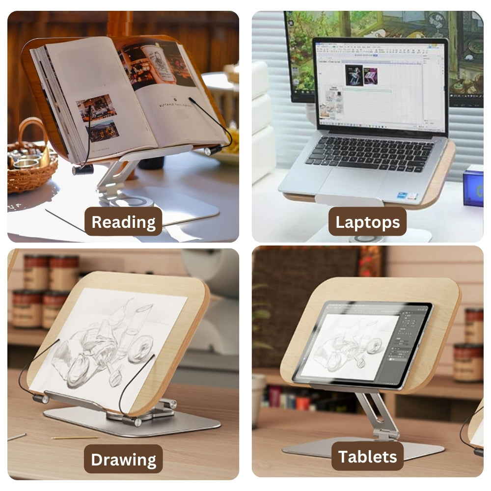 Aria Rotatable Adjustable Tablet & Book Reading Stand