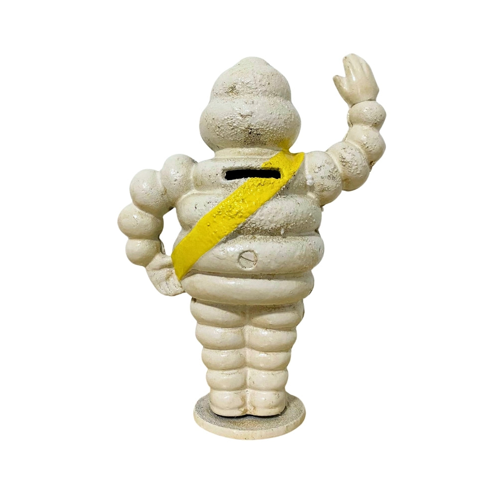 Cast Iron Michelin Man Standing Money Bank 23cm