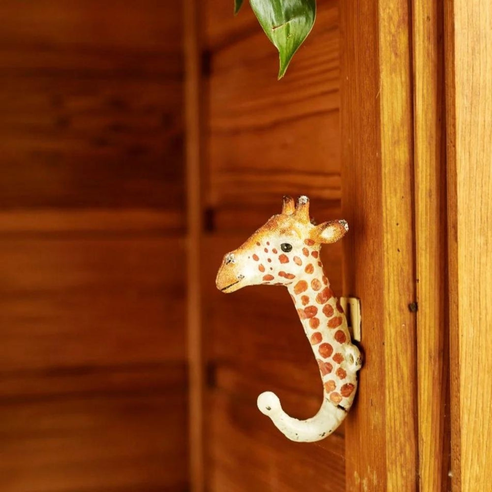 Cast Iron Giraffe Wall Hook