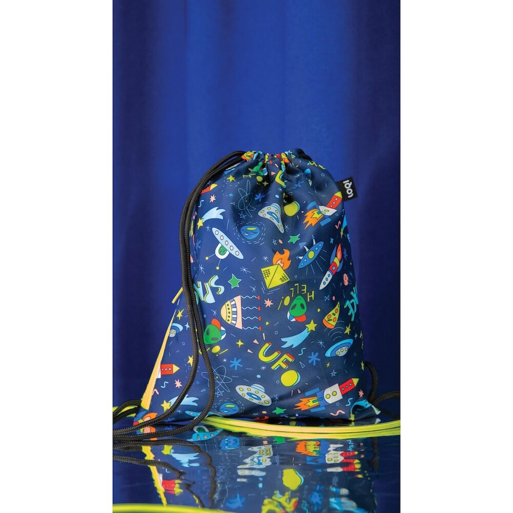 LOQI Kids Space UFO Recycled Mini Backpack