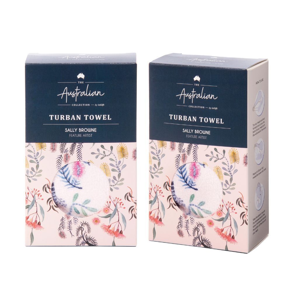 The Australian Collection Sally Browne Botanical Turban Towel (Assorted)