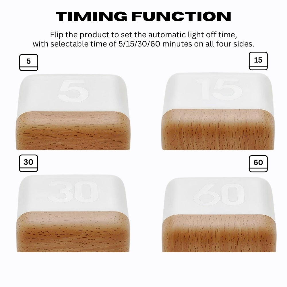 Gravity Flip Timing Rechargeable Night Light