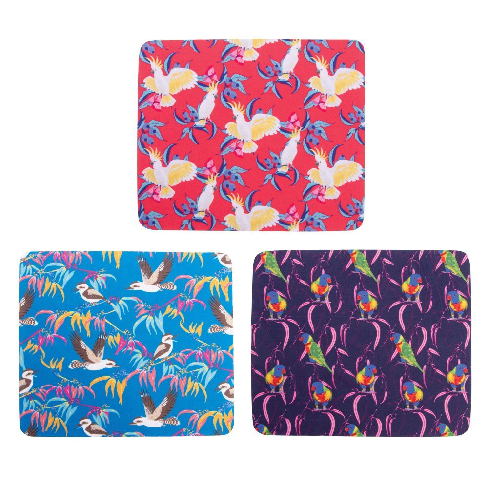 The Australian Collection Microfibre Cleaning Cloth - Birds (Assorted)