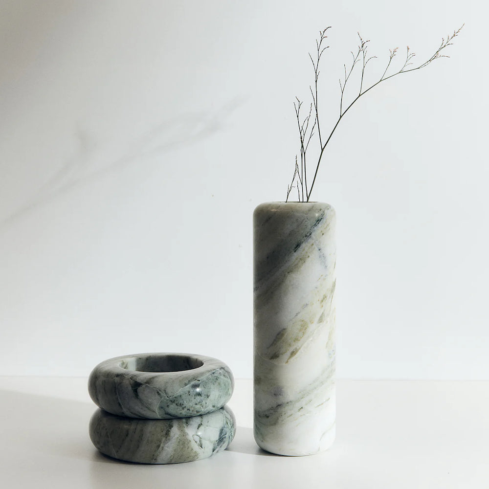 Addition Studio Molecular Vase Thin - Jade Green