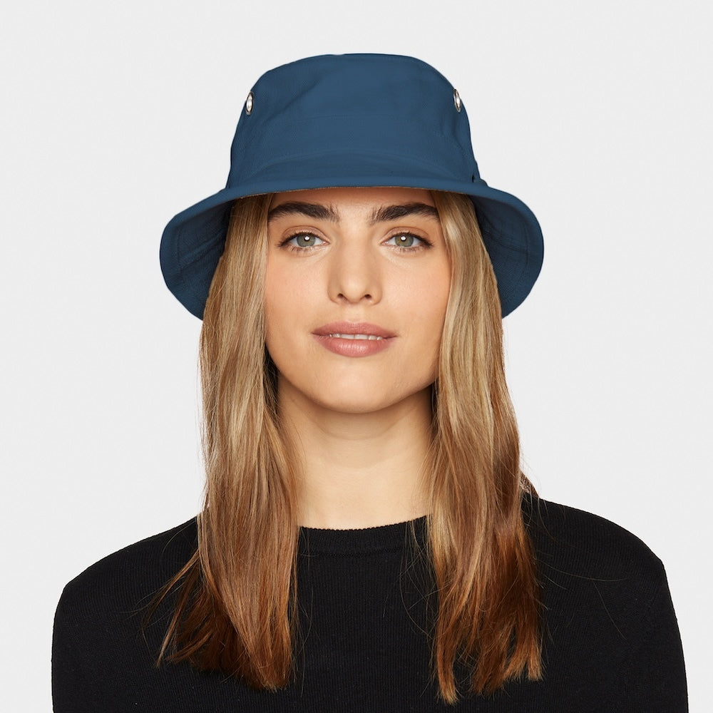 Tilley Hemp Canvas Bucket Hat - M - Indigo