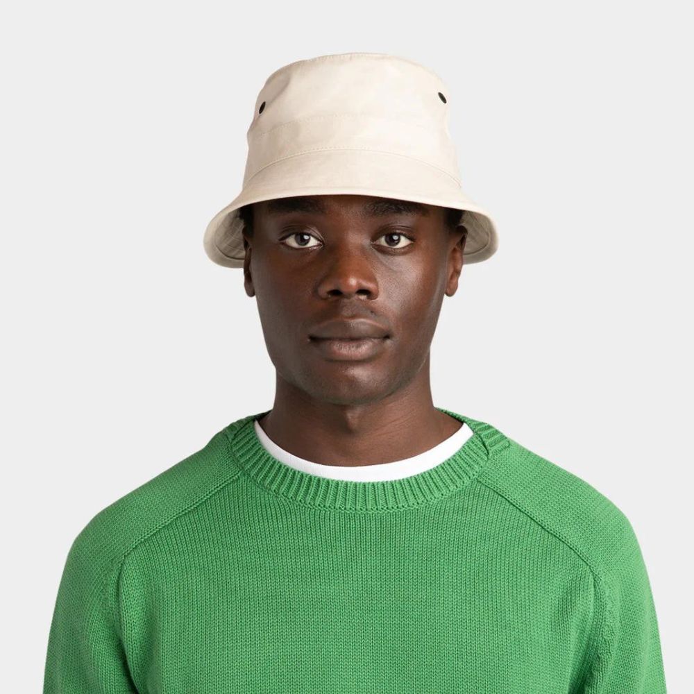 Tilley Waxed Cotton Bucket Hat - L - Natural