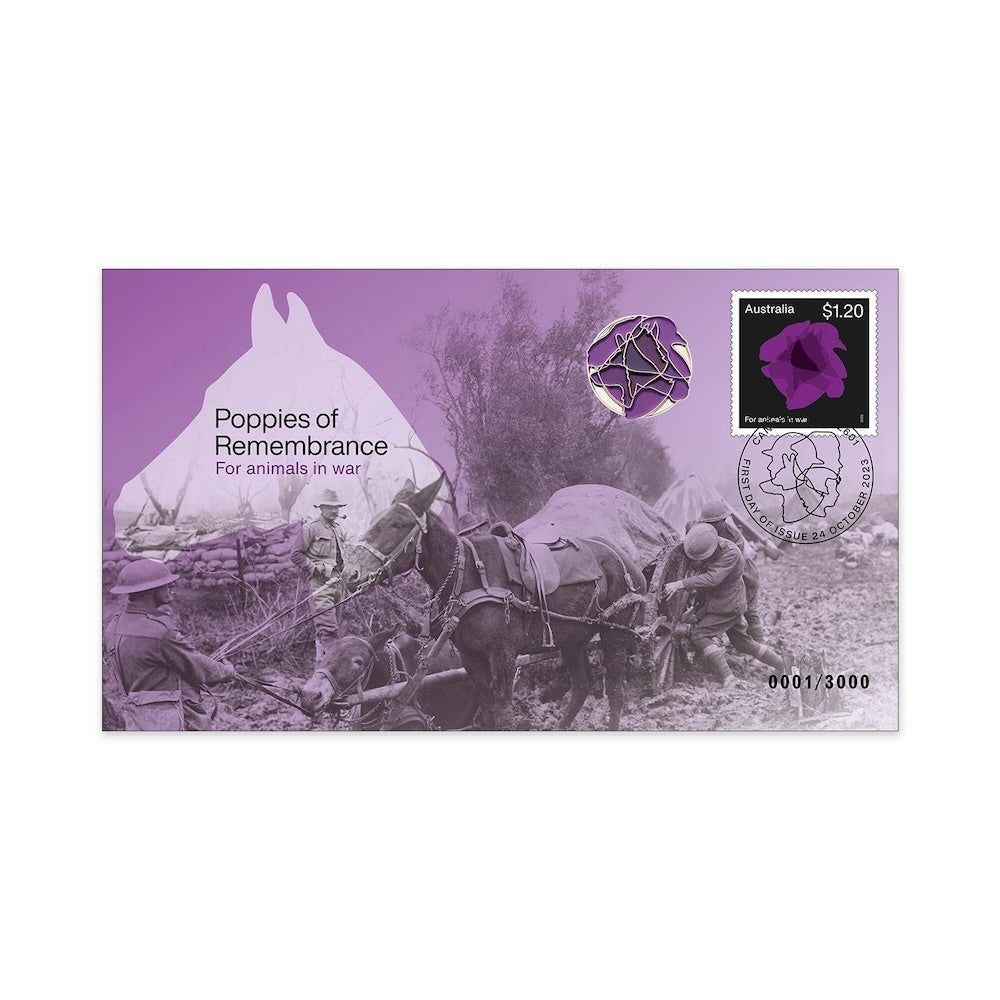 2023 Poppies of Remembrance Prestige Cover - Purple