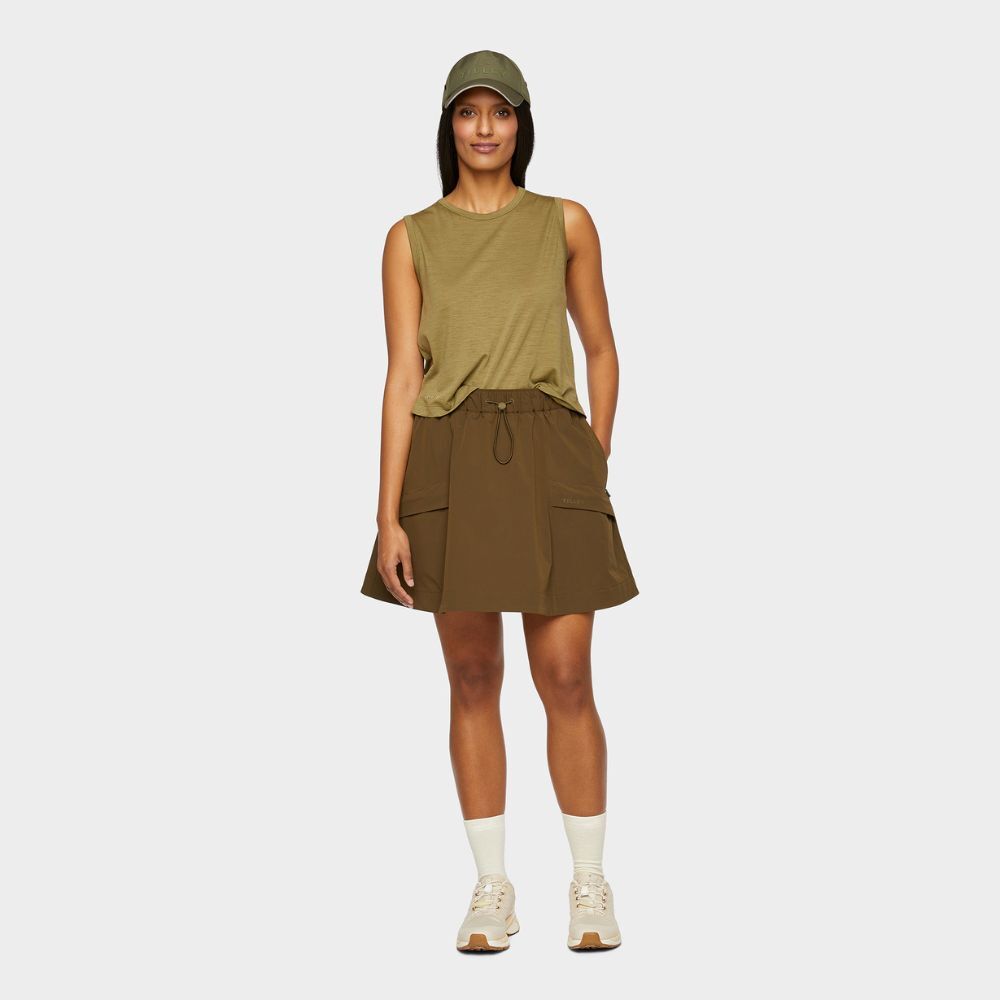 Tilley Womens Trek Skirt - S - Olive