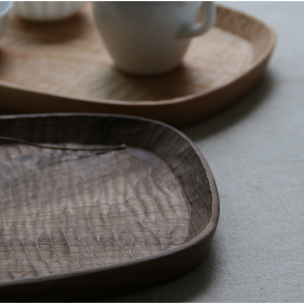 Kendrick Black Walnut Wood Handcraft Serving Tray 32cm